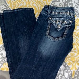 Miss Me Dark Blue Boot Cut Jeans